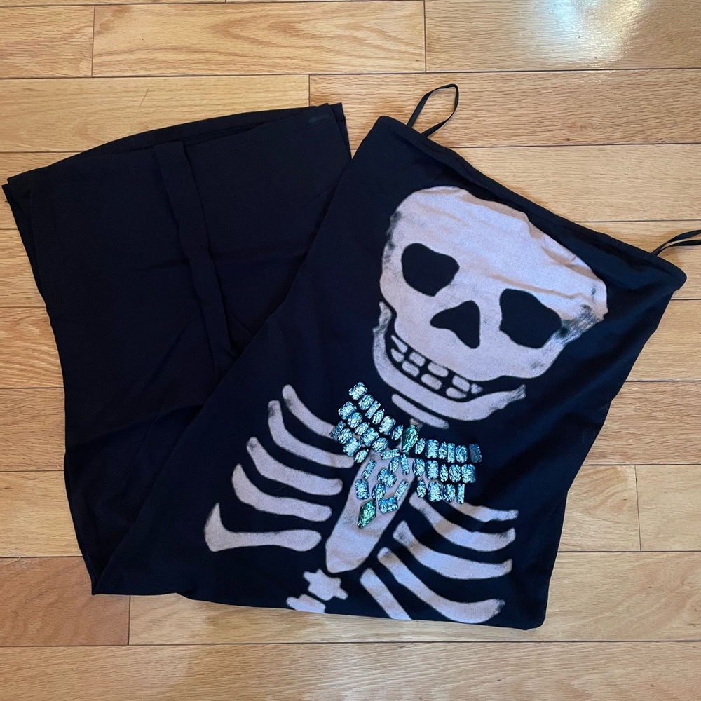 ⚡️Flash Sale ⚡️ Skin Tight Skeleton Strapless Dress
